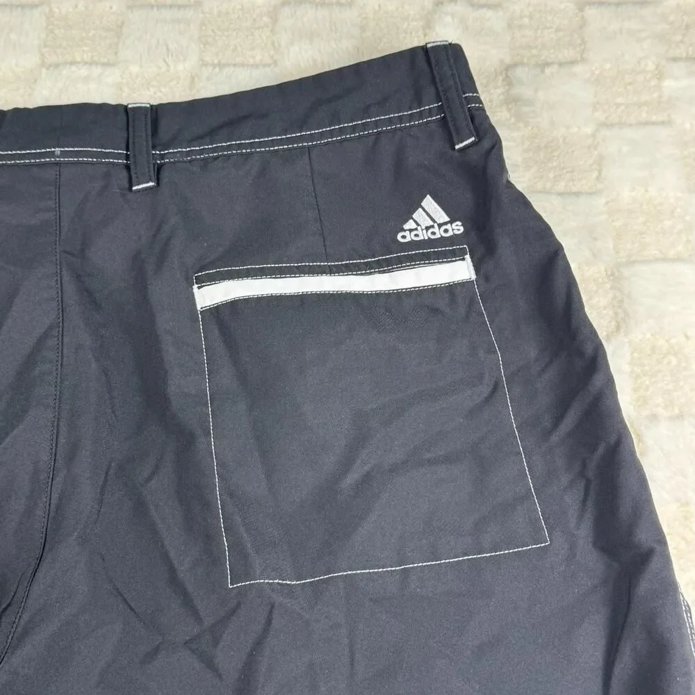 Adidas Men's Black Swim-briefs-shorts
